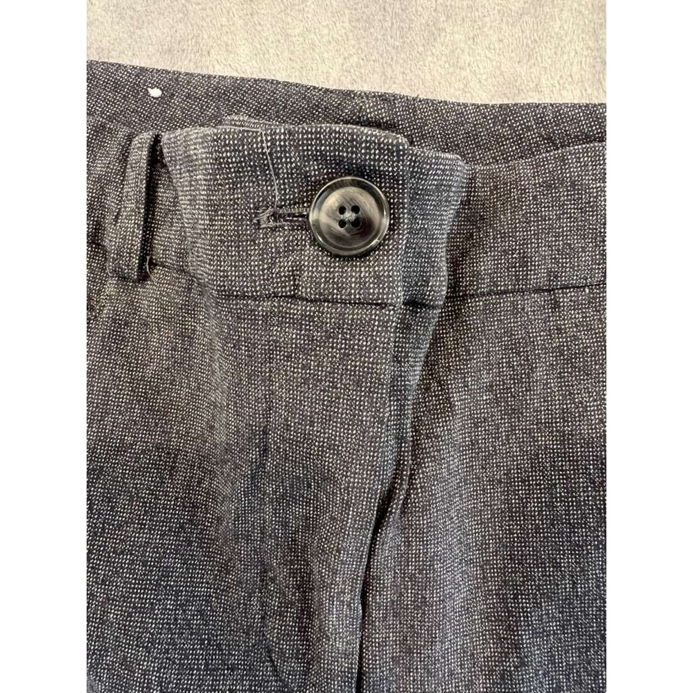 LOFT Curvy Skinny Womens Size 12 Charcoal Gray Heathered Stretch Ankle Pants - Picture 10 of 11